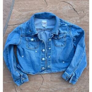 Cat and Jack Girls Jean Jacket size L 10/12